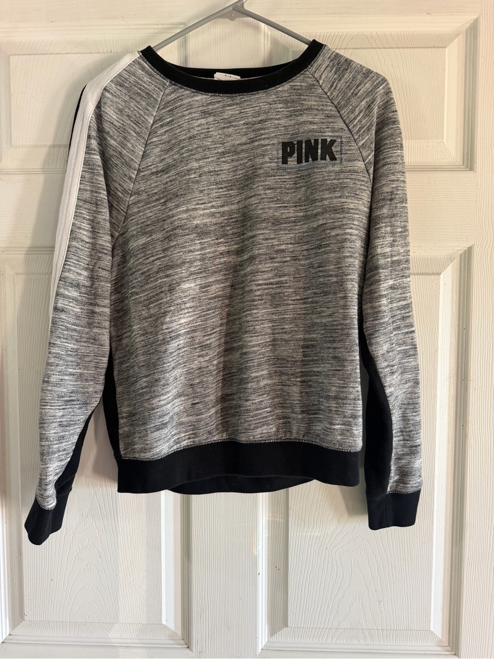 PINK Victoria's Secret Heather Gray Crewneck Sweatshirt - Women's Sweater